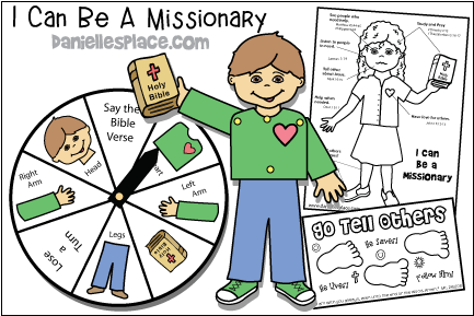 I Can Be a Missionary Bible Lesson for Children