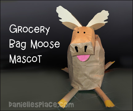 Paper Bag Moose Craft