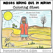 Moses Coloring Sheet