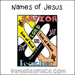 Names of Jesus Sheet