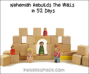 Nehemiah Building a Wall Activity
