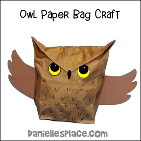 Owl Paper Bag Craft