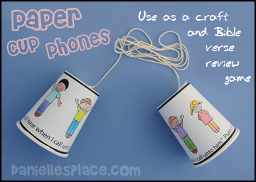 Paper Cup Phones Craft