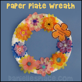 Paper Plate Flower Craft