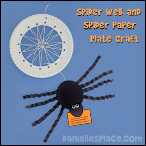 Paper Plate Spider Craft