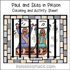 Paul and Silas Activity Sheet