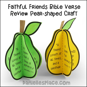Pear Shaped Book Craft