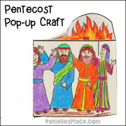Pentecost Pop-up Craft