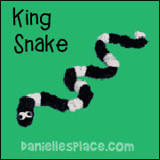 Pipe Cleaner King Snake Craft
