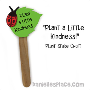 "Plant a Little Kindness" Ladybug Plant Marker