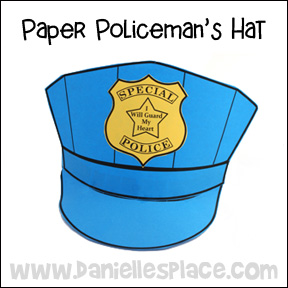 "I Will Guard My Heart" Police Hat Craft