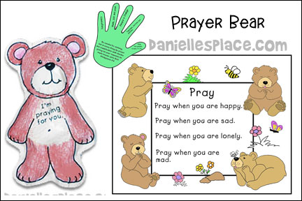 Prayer Bear Bible Lesson