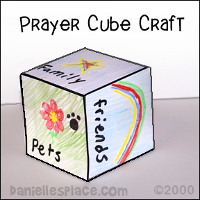 Prayer Cube Craft