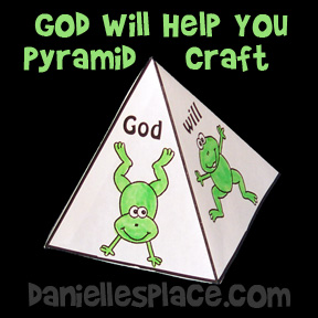 Frog Pyramid Frog Craft
