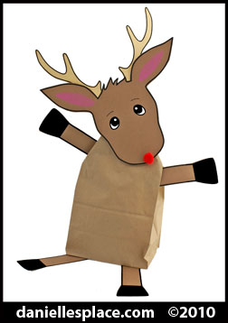 Reindeer Christmas Gift Bag