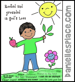 Rooted in Love Coloring Sheet
