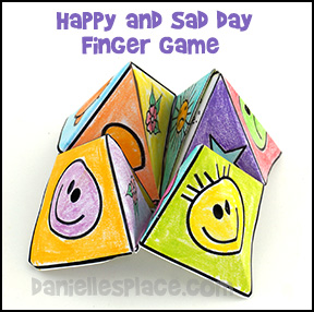 Happy and Sad Day Finger Game