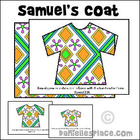 "Samuel's Coats" Coloring Sheets