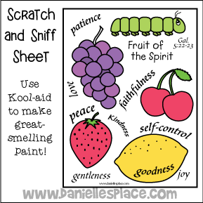 Scratch and Sniff Fruit of the Spirit Pictures