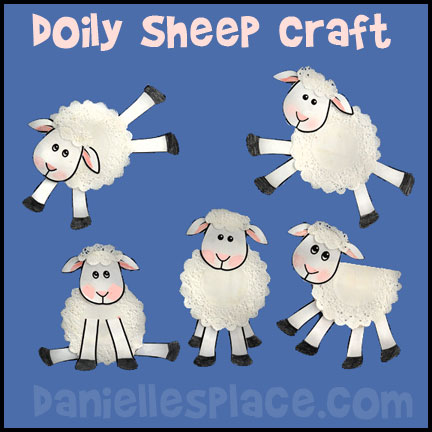 Doily Sheep Craft