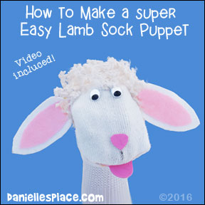 Sheep Sock Puppet