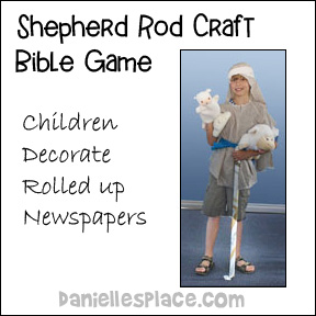 Shepherd Rod Craft and Bible Game