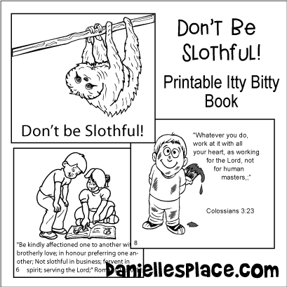 Don't Be Slothful Book