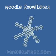 Snowflake Noodle Craft