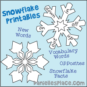 Snowflake Activity Sheet Printables