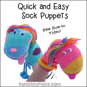 Sock Puppet Craft