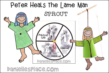 Peter Heals the Lame Man