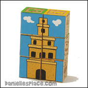 Tower of Babel Blocks Puzzle for Children