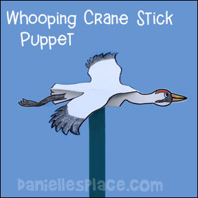 Whooping Crane Puppet