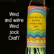 Wind and Wave Wind Sock Craft
