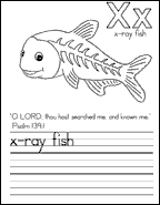 x-ray fish activity sheet