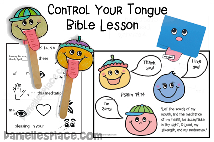 Control Your Tongue Bible Lesson - Let the Son Shine Through!