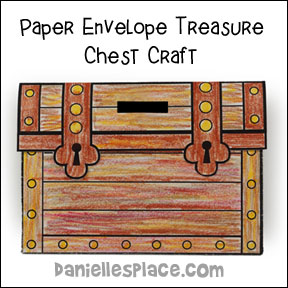 Paper Envelope Chest Craft