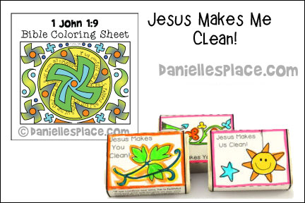Jesus Makes Me Clean Bible Lesson