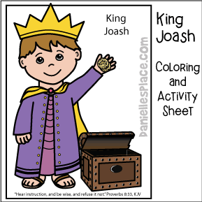 King Joash Coloring Sheet