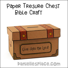 Paper Coin Collection Chest Craft