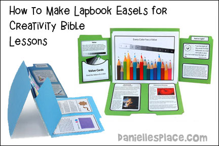 File Fold Easels for Creativity Lessons