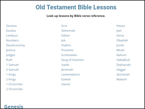 Old Testament Search