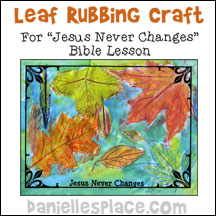 Leaf Rubbing Craft