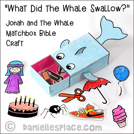 "What Did the Whale Swallow?" Matchbox Game and Craft