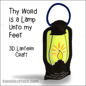 Lantern 3D Craft