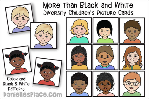 Diversity Children's Picture Cards