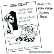Bible Verse coloring Sheet