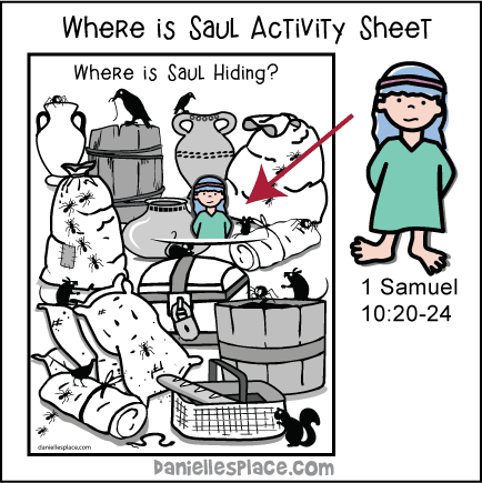 Find Saul Activity Sheet