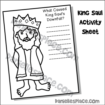 King Saul Activity Sheet