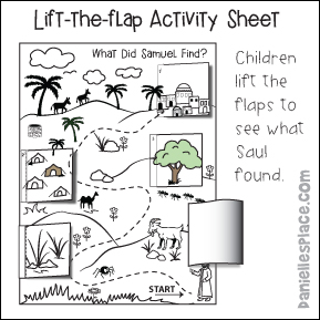 Lift-the-Flap What did Saul find Activity Sheet